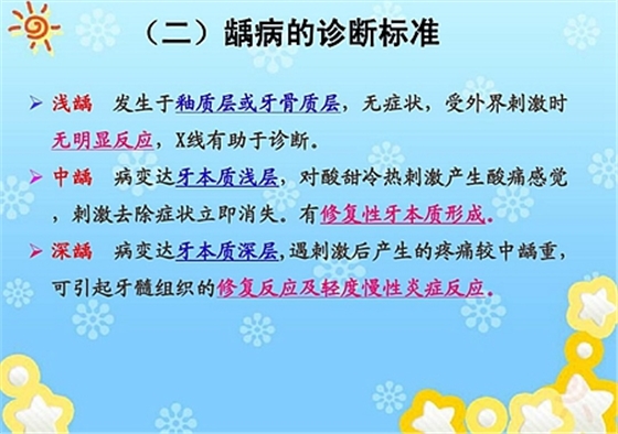 龋病诊断和鉴别诊断